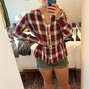 splendid plaid peplum